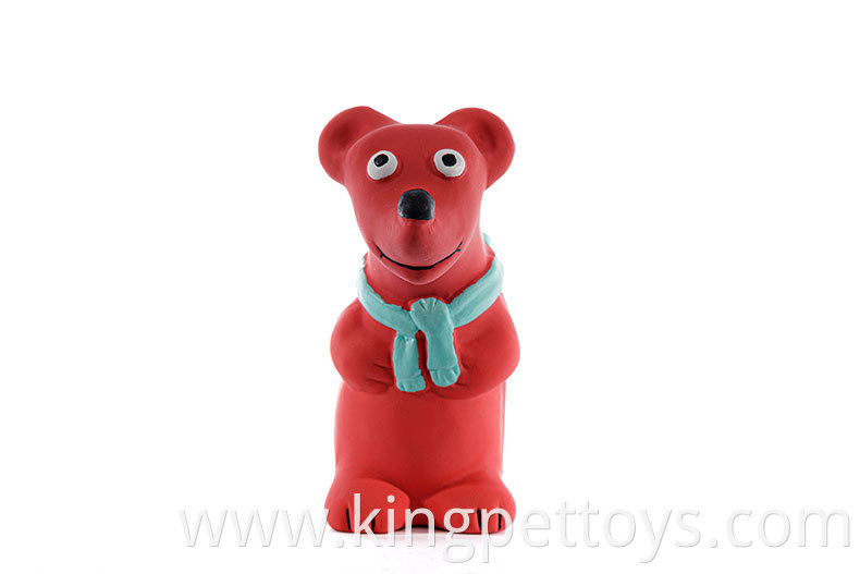 New Squeaky Latex Dog Toys Bear